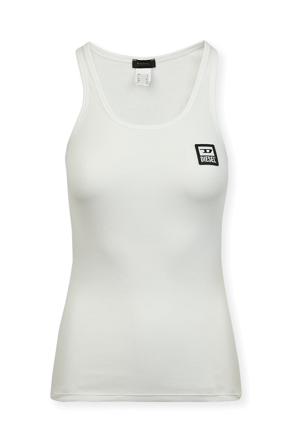 תמונה קידמית של Babe Tank Top in White