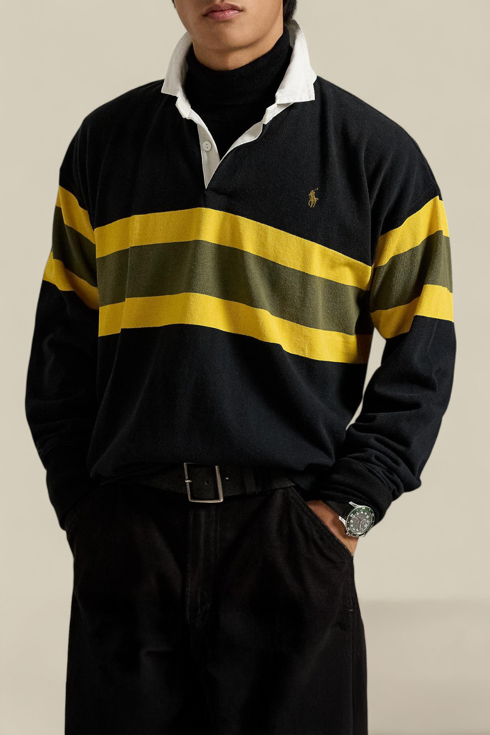 תמונת דוגמן קידמית של חולצת רוגבי