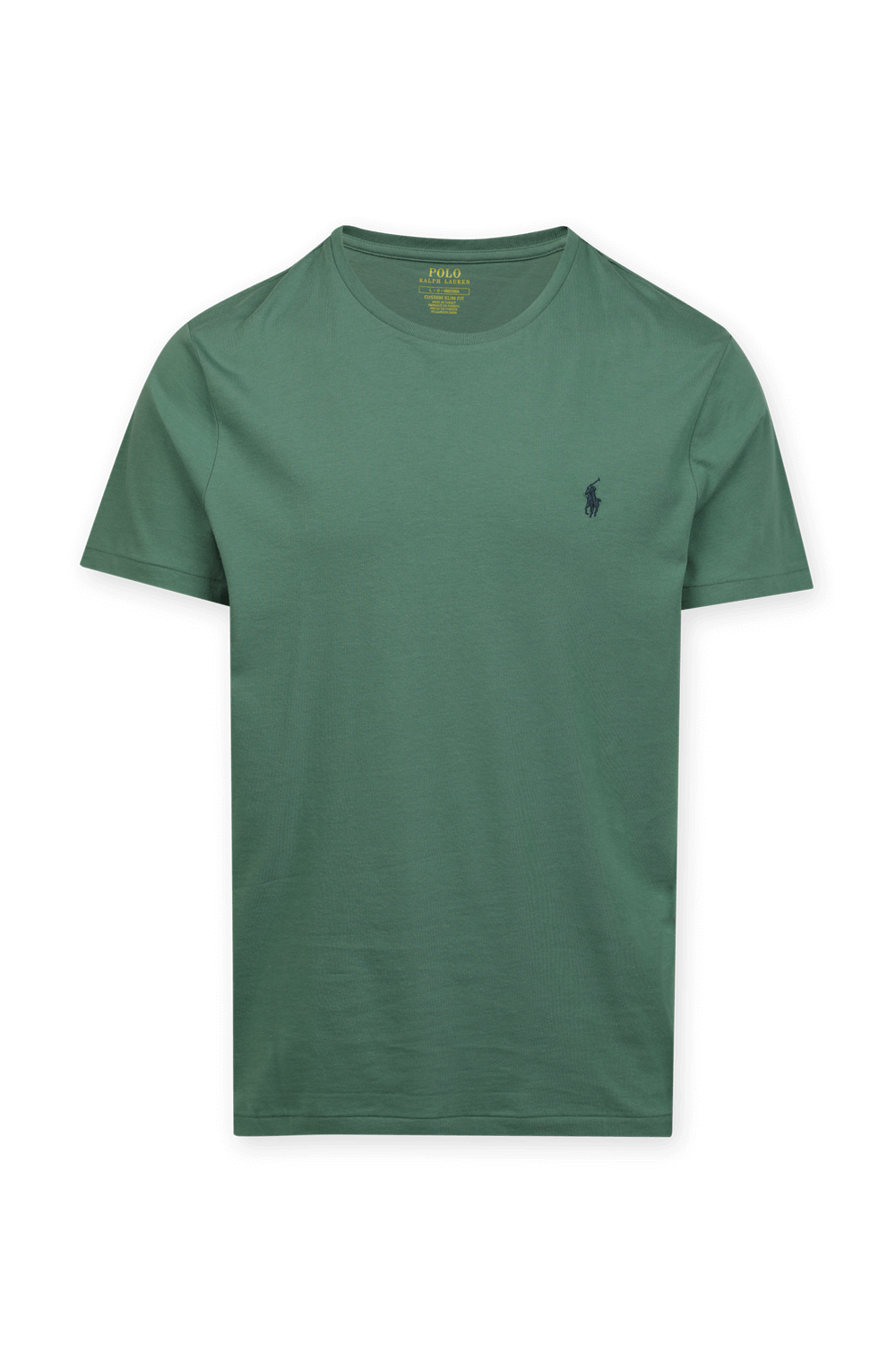 תמונה קידמית של Slim Fit Logo Tee in Green