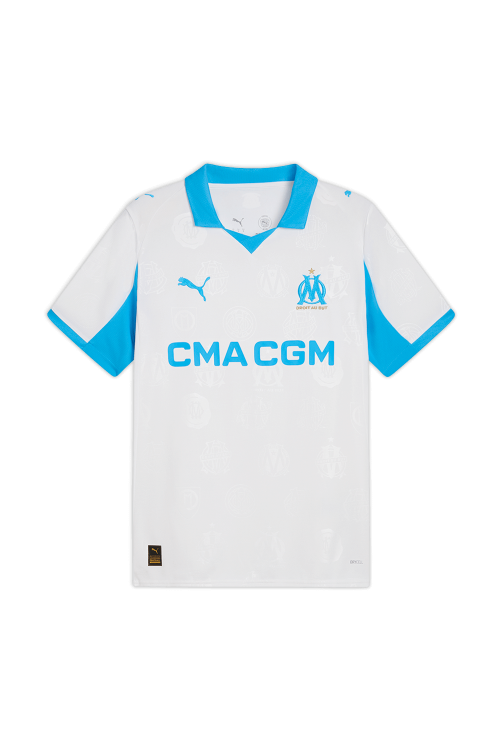 תמונה קידמית של חולצת טי אולימפיק מרסיי 2025-26 - גילאי 2-6 שנים