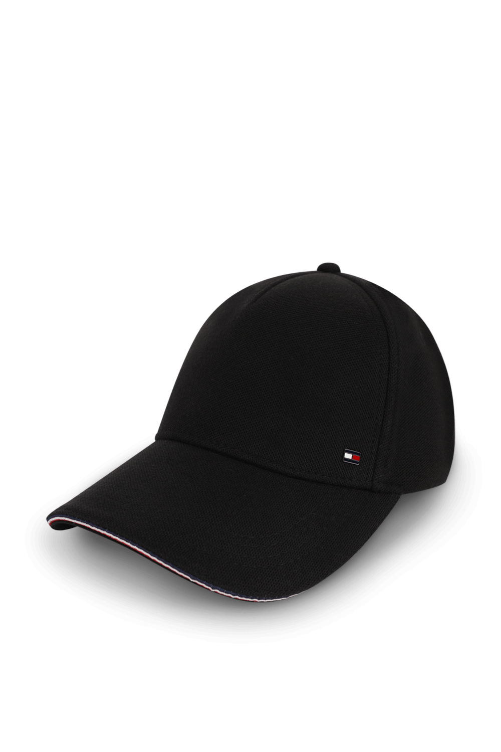 כובע בייסבול שחור עם לוגו מטאלי TOMMY HILFIGER