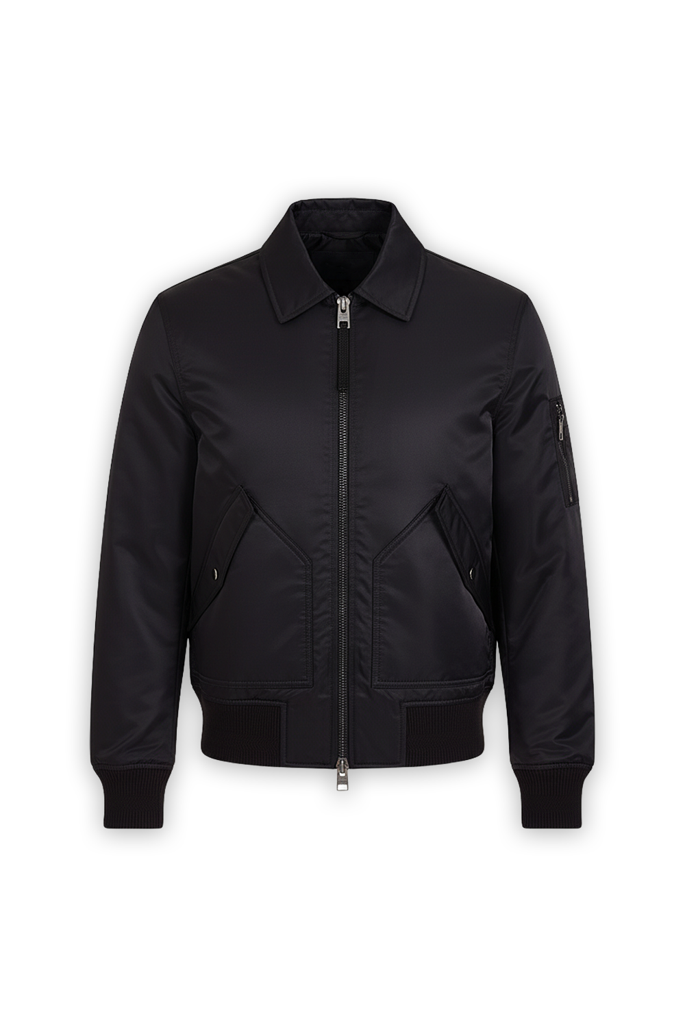 תמונה קידמית של ז'קט בומבר ניילון