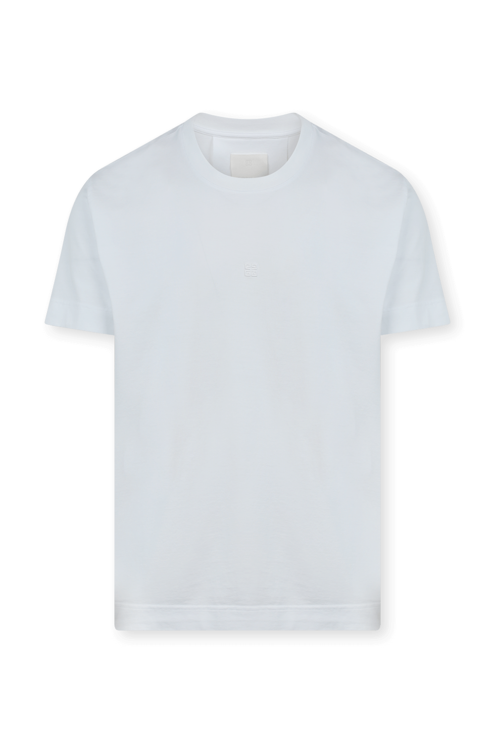חולצת לוגו רקום לבנה GIVENCHY