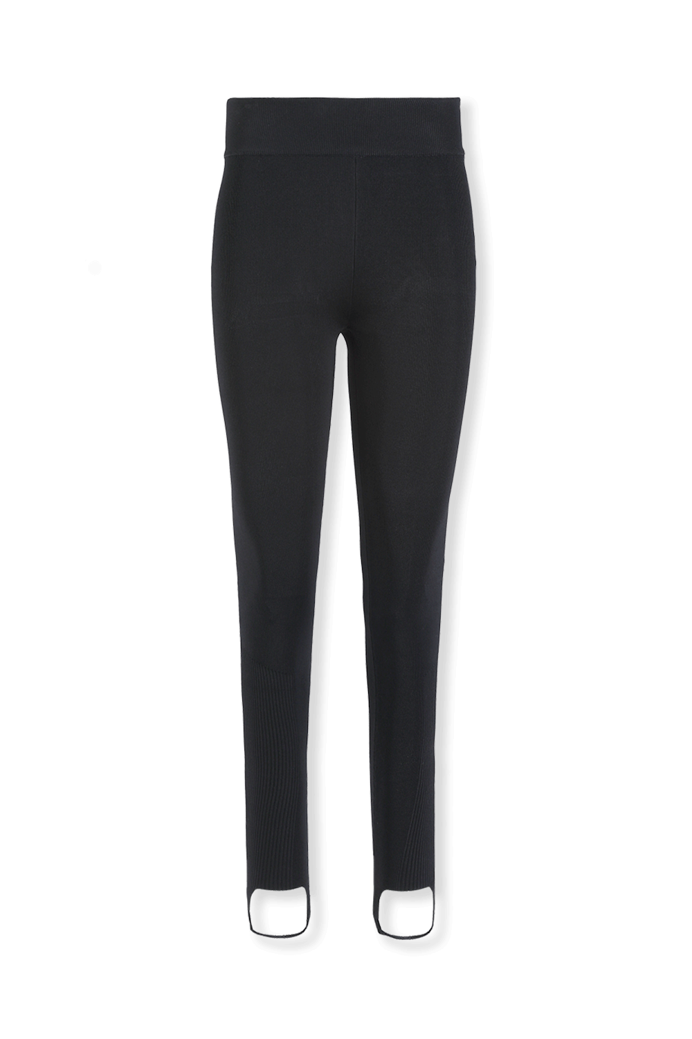תמונה קידמית של Compact Shine High Waisted Leggings in Black