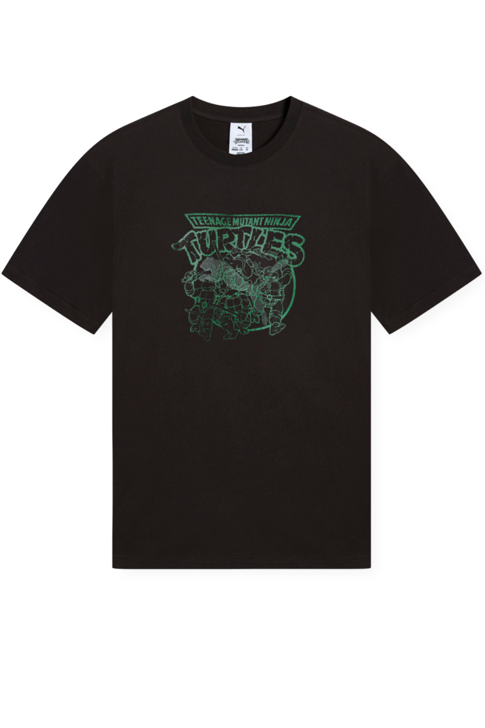 תמונה קידמית של פומה X צבי הנינג'ה חולצת טי