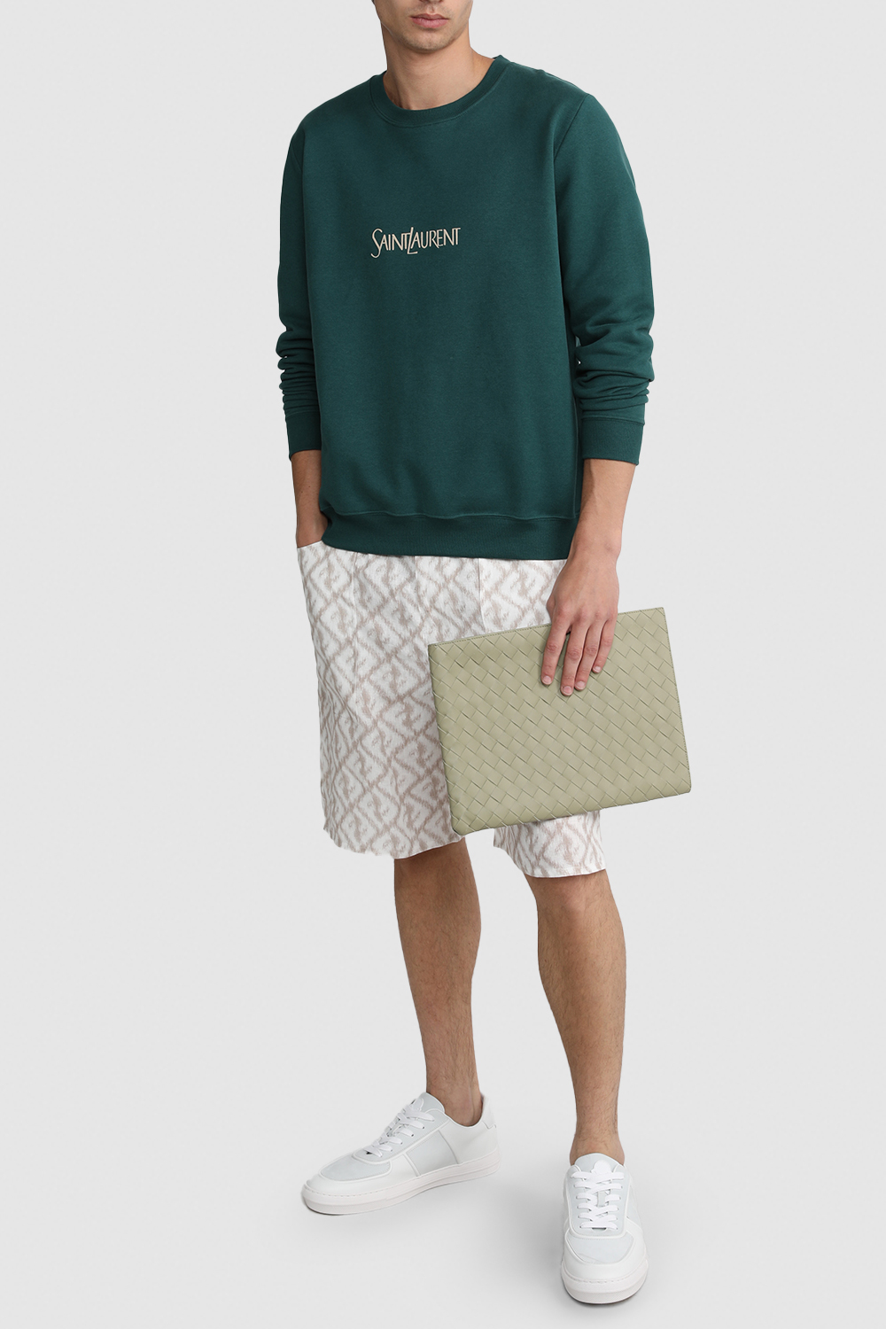 תמונת דוגמן קידמית של תיק פאוץ' שתי וערב