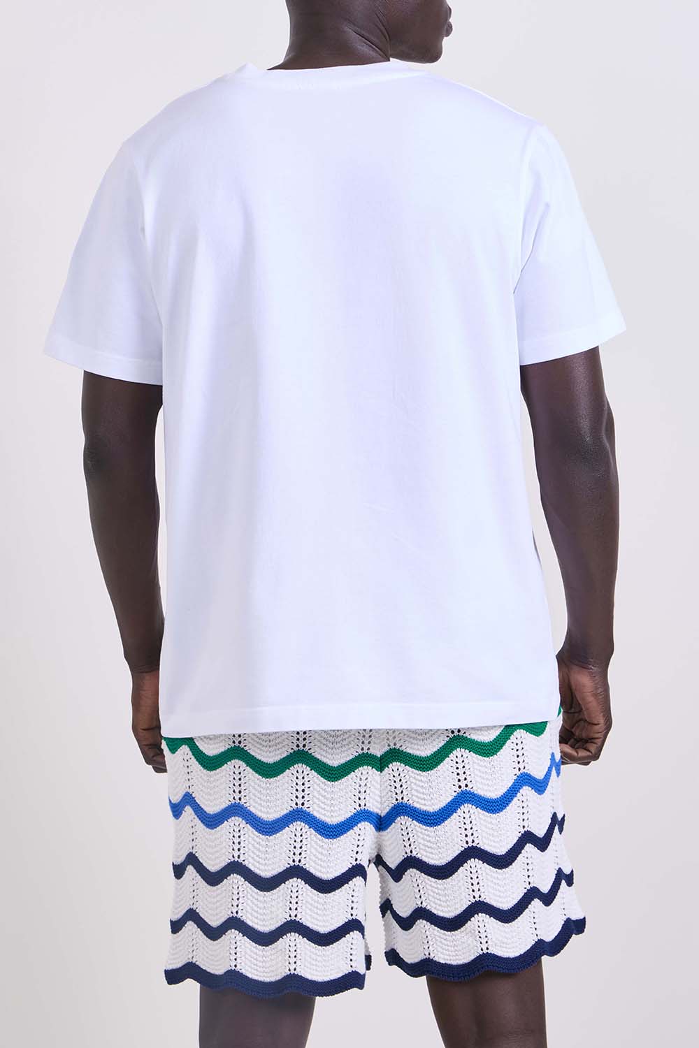 תמונת דוגמן אחורית של חולצת טי