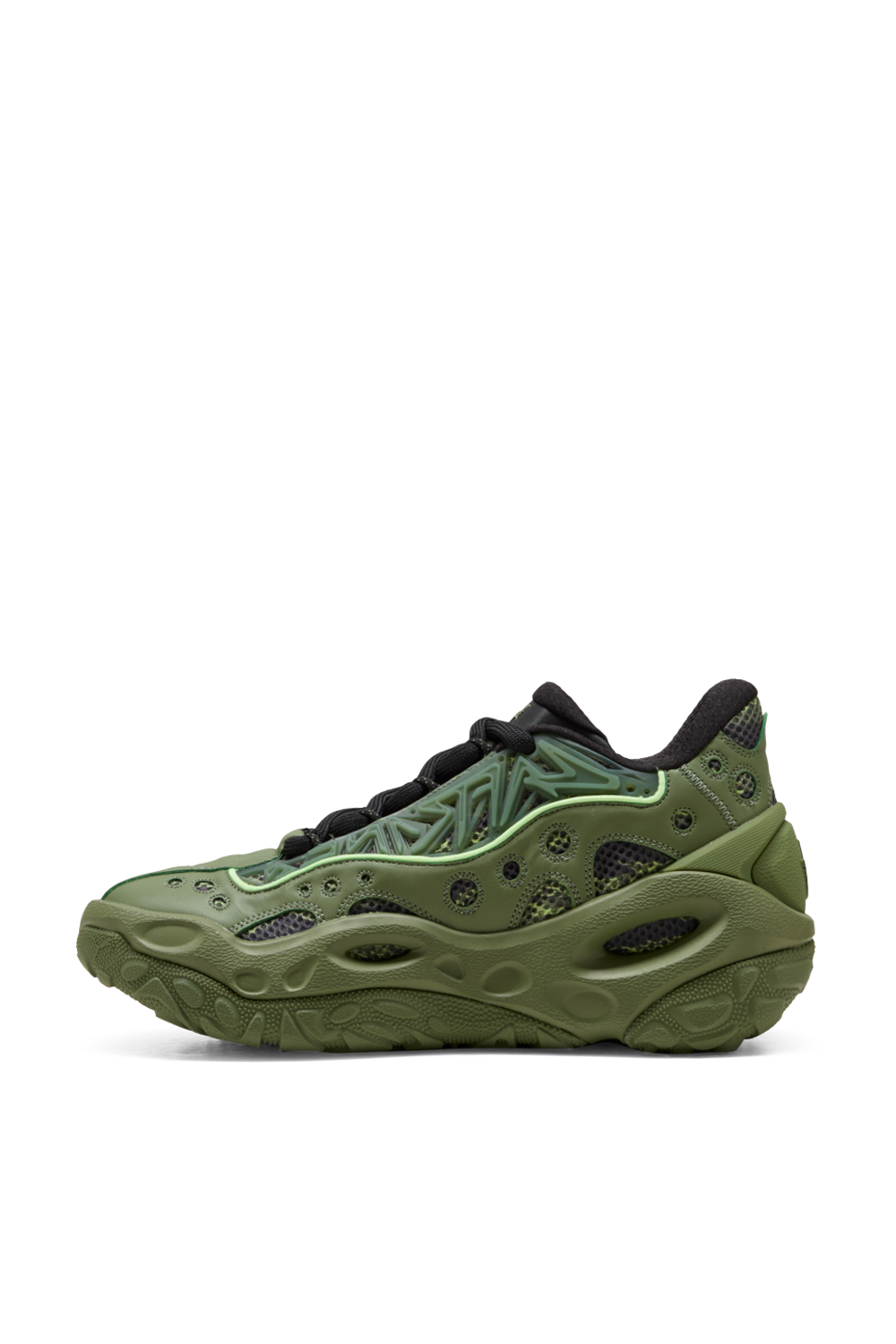 תמונה אחורית של נעלי כדורסל לה פרנס RNR מלו X פומה