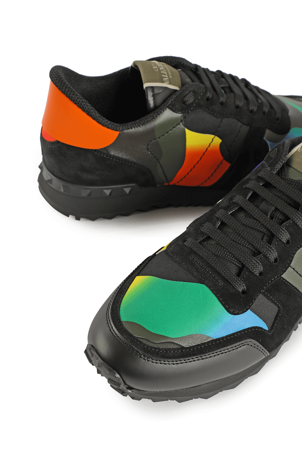 Rockrunner Sneakers in Multicolor Camo VALENTINO GARAVANI