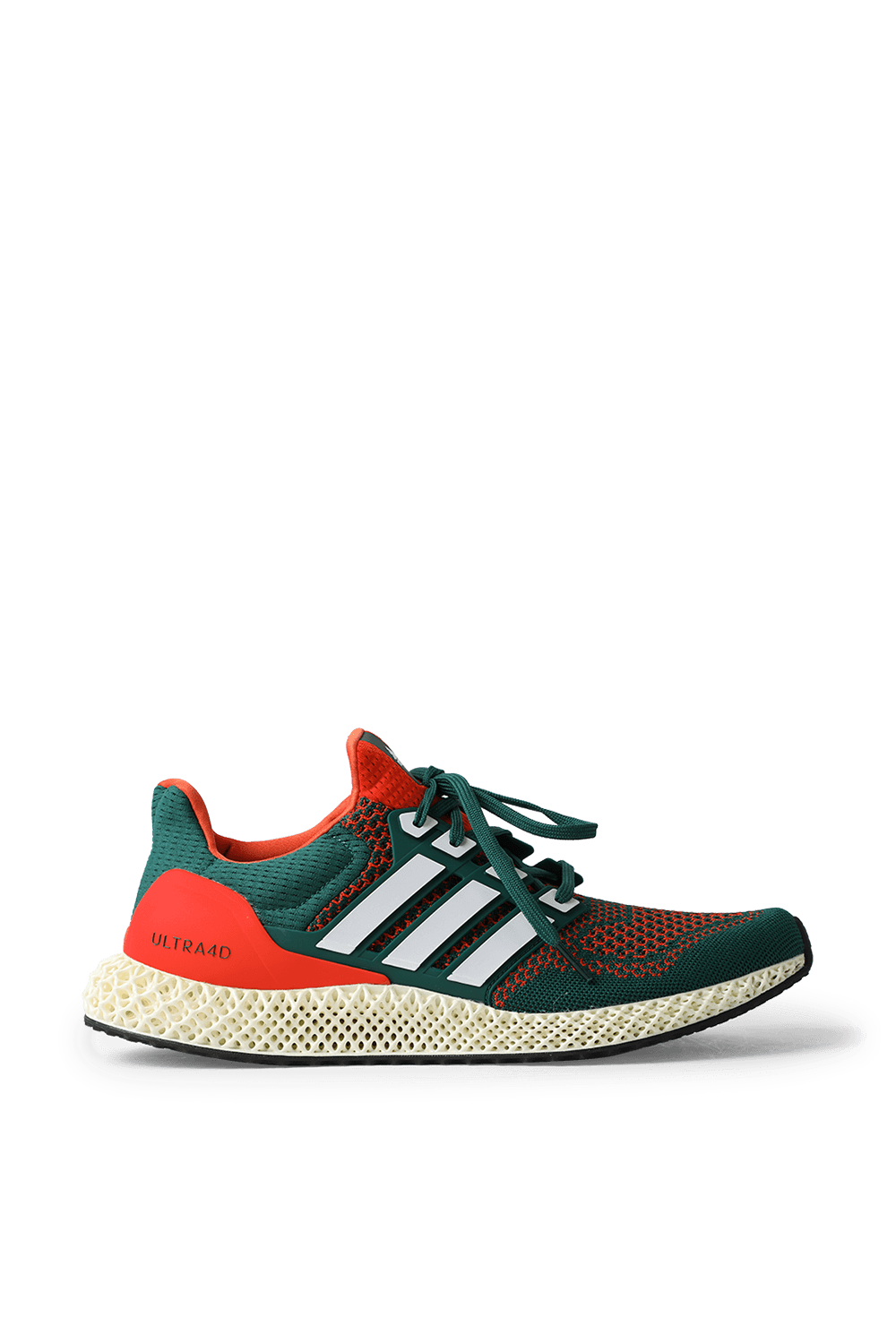 תמונה קידמית של Ultra 4D Shoes in Green and Orange