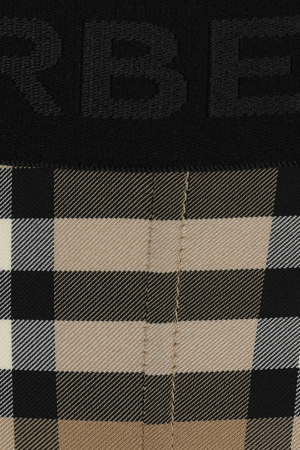 תמונה אחורית של Logo Detail Vintage Check Leggings