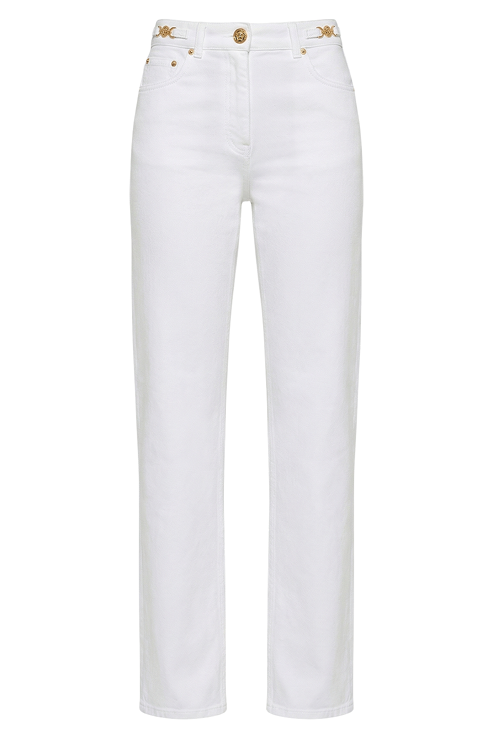 תמונה קידמית של ג'ינס בגזרה ישרה