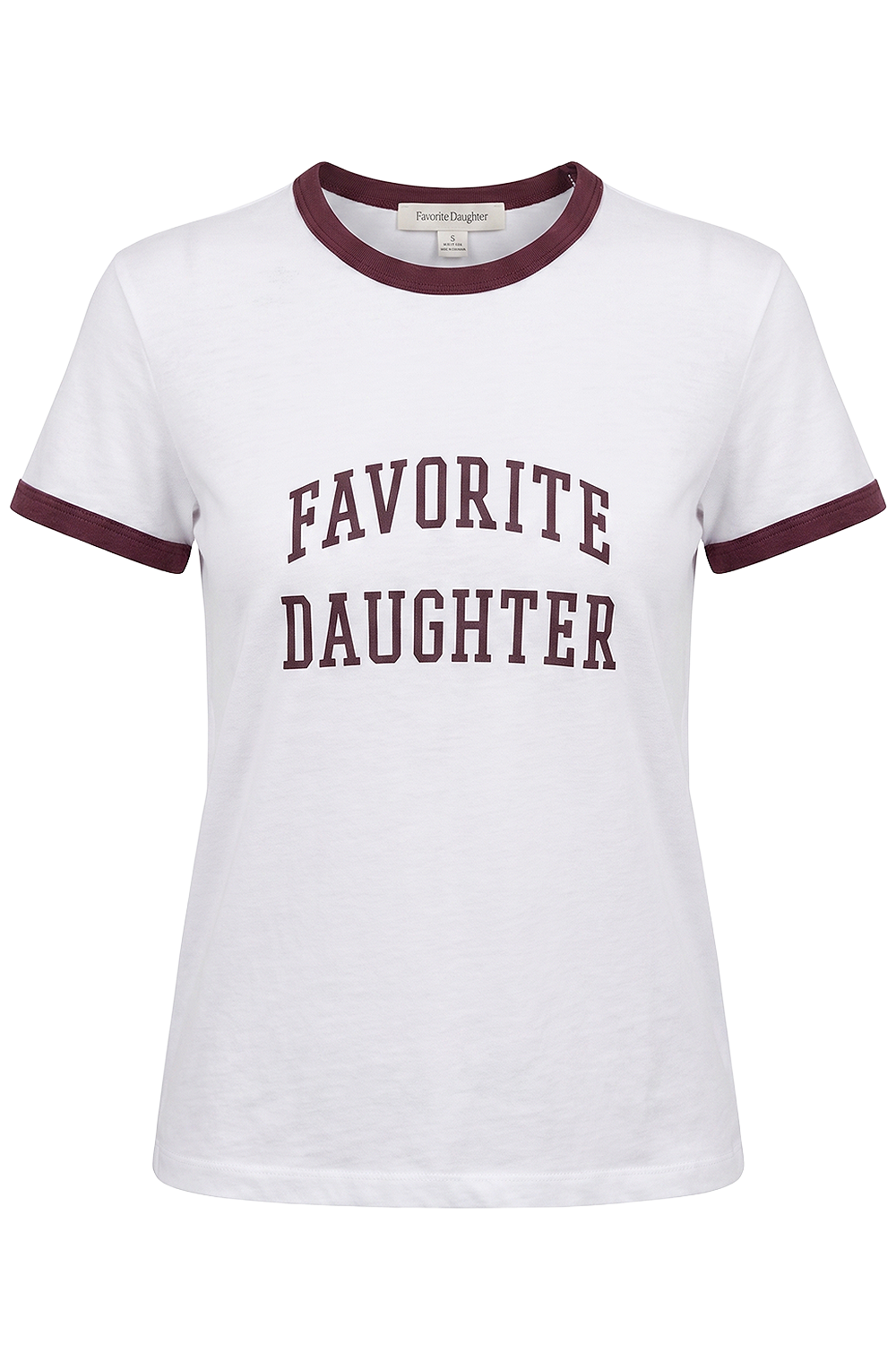 תמונה קידמית של חולצת טי בגזרה ישרה