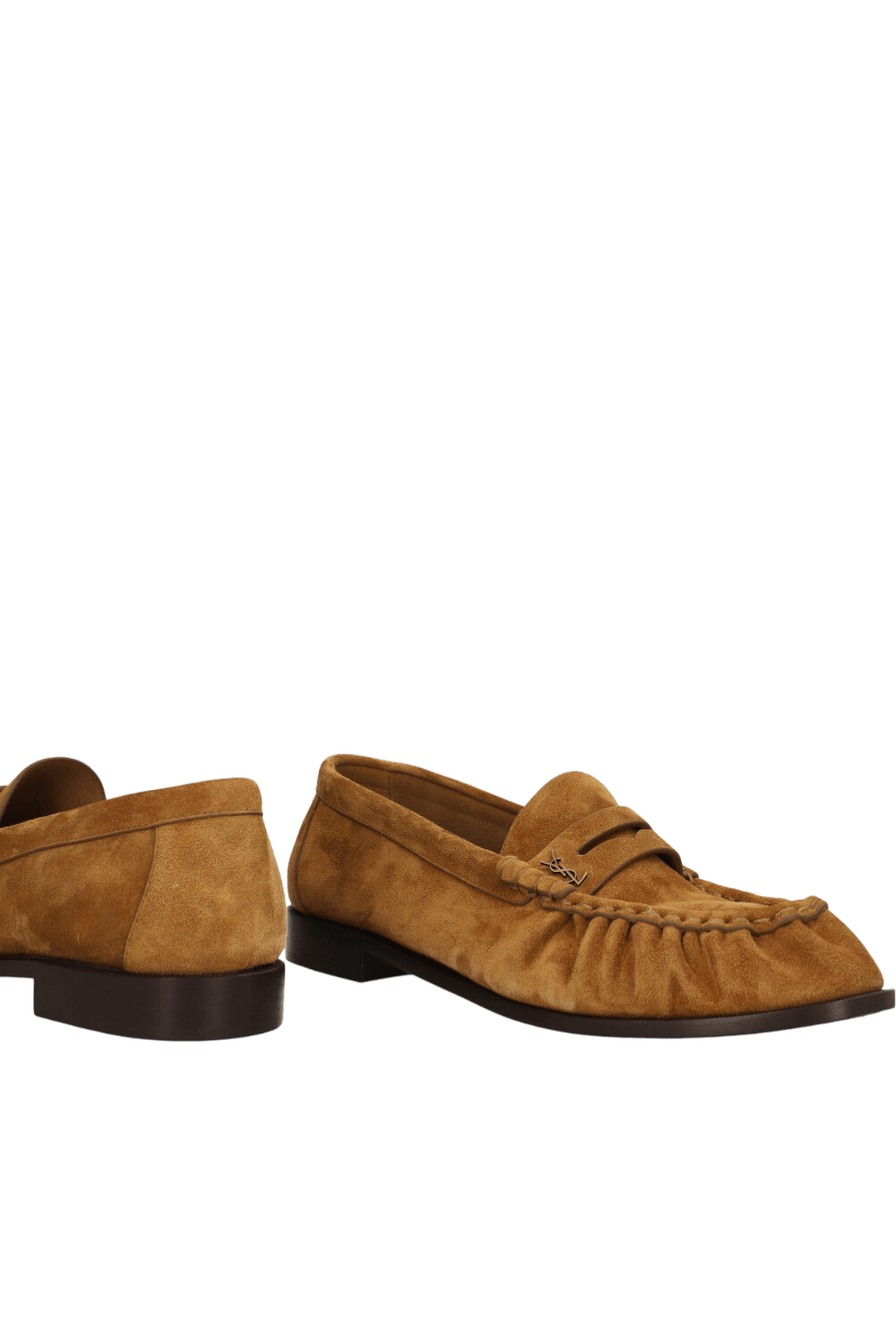 תמונת תקריב של נעלי מוקסינים