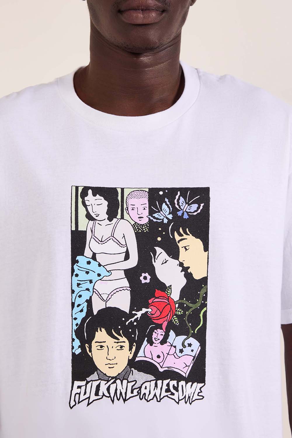 תמונת דוגמן אחורית של חולצת טי