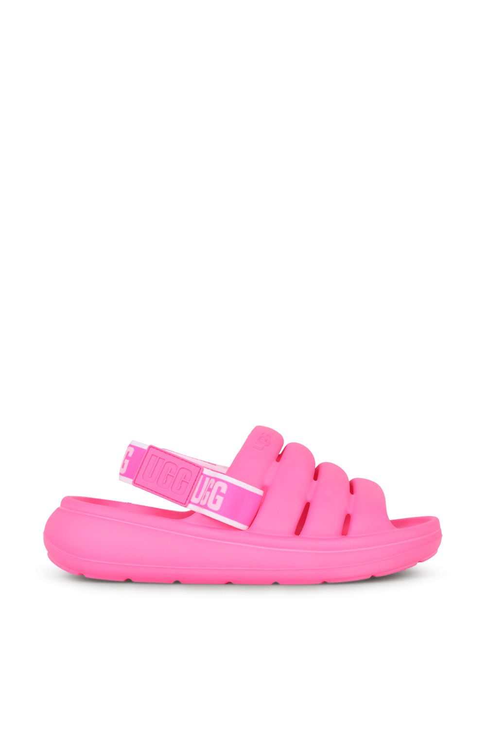 תמונה קידמית של סנדלי ספורט יה ורודים