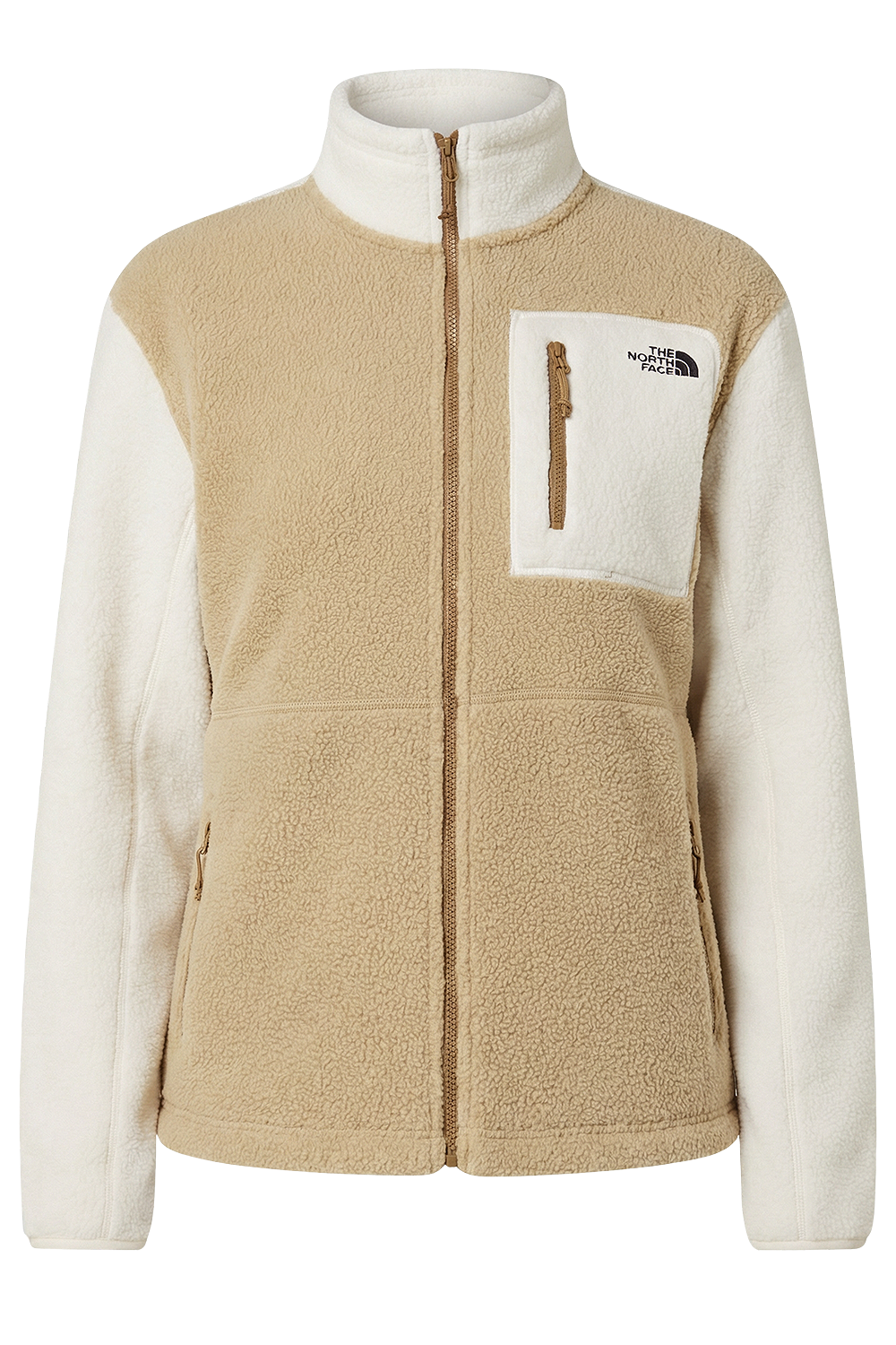 תמונה קידמית של ז'קט פליז בגזרה רגילה