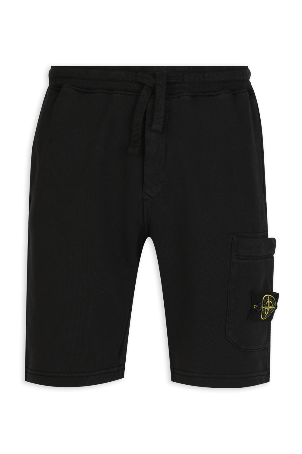 תמונה קידמית של Fleece Shorts in Black