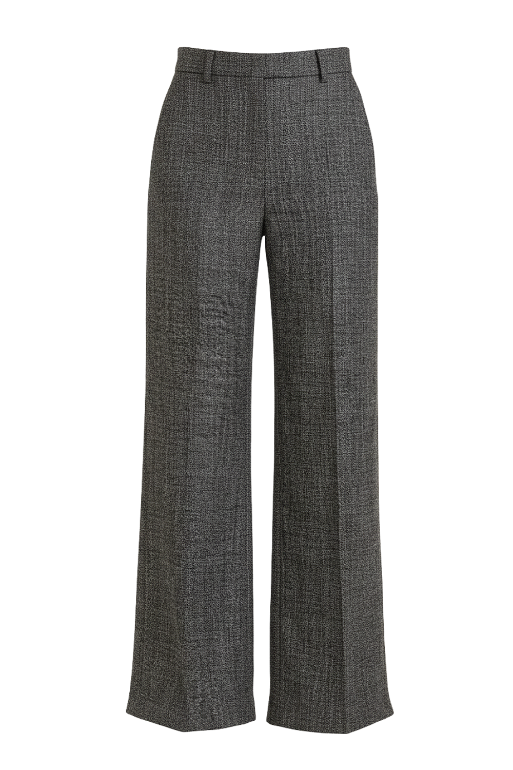 תמונה קידמית של מכנסיים רחבים מצמר