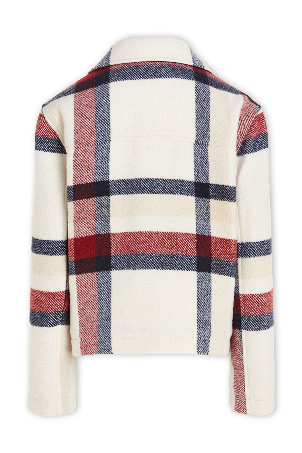 תמונה אחורית של מעיל משבצות - גילאי 4-6 שנים