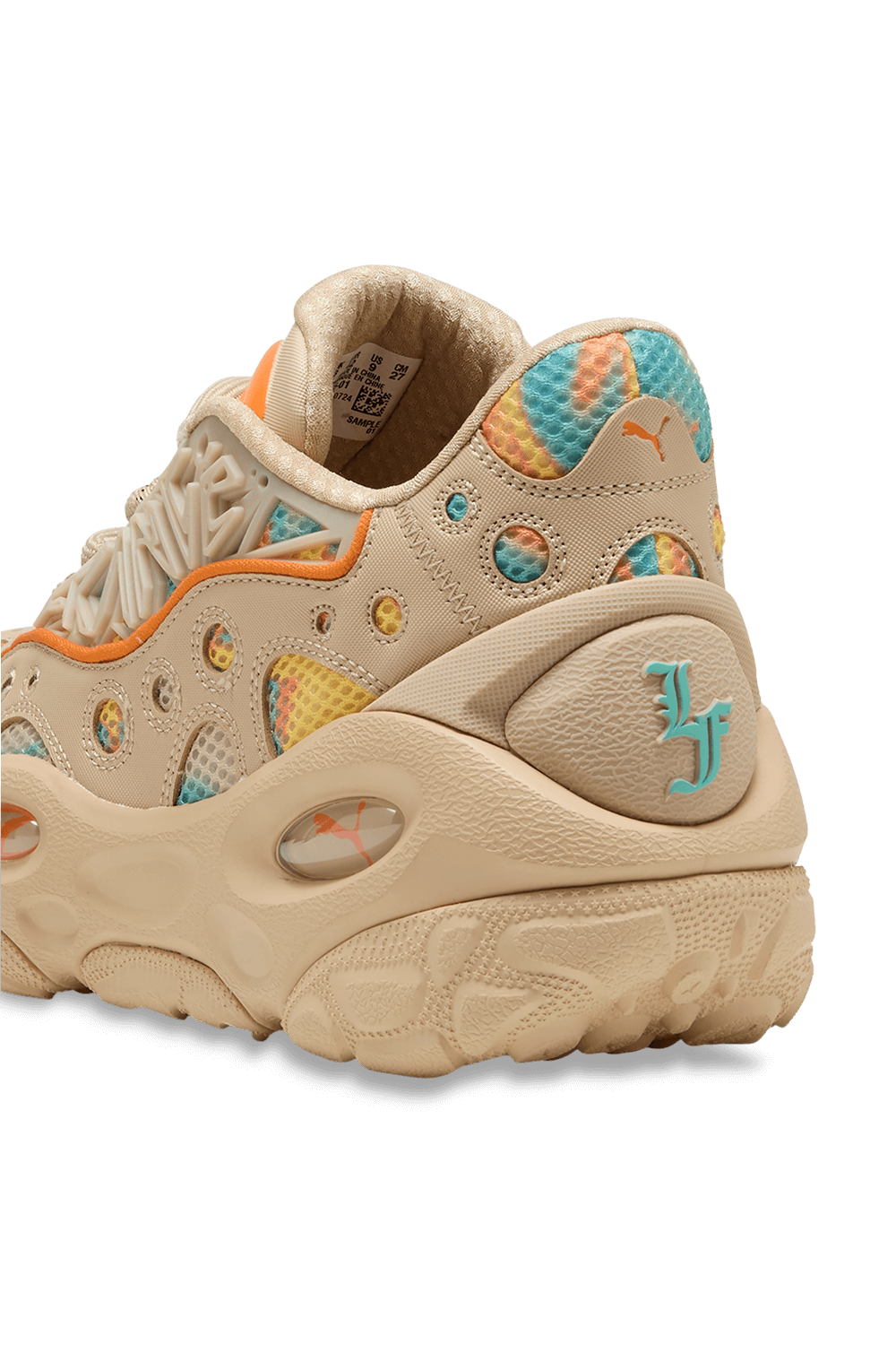 תמונת תקריב של פומה X מלו נעלי סניקרס לה פראנס אר-אן-אר