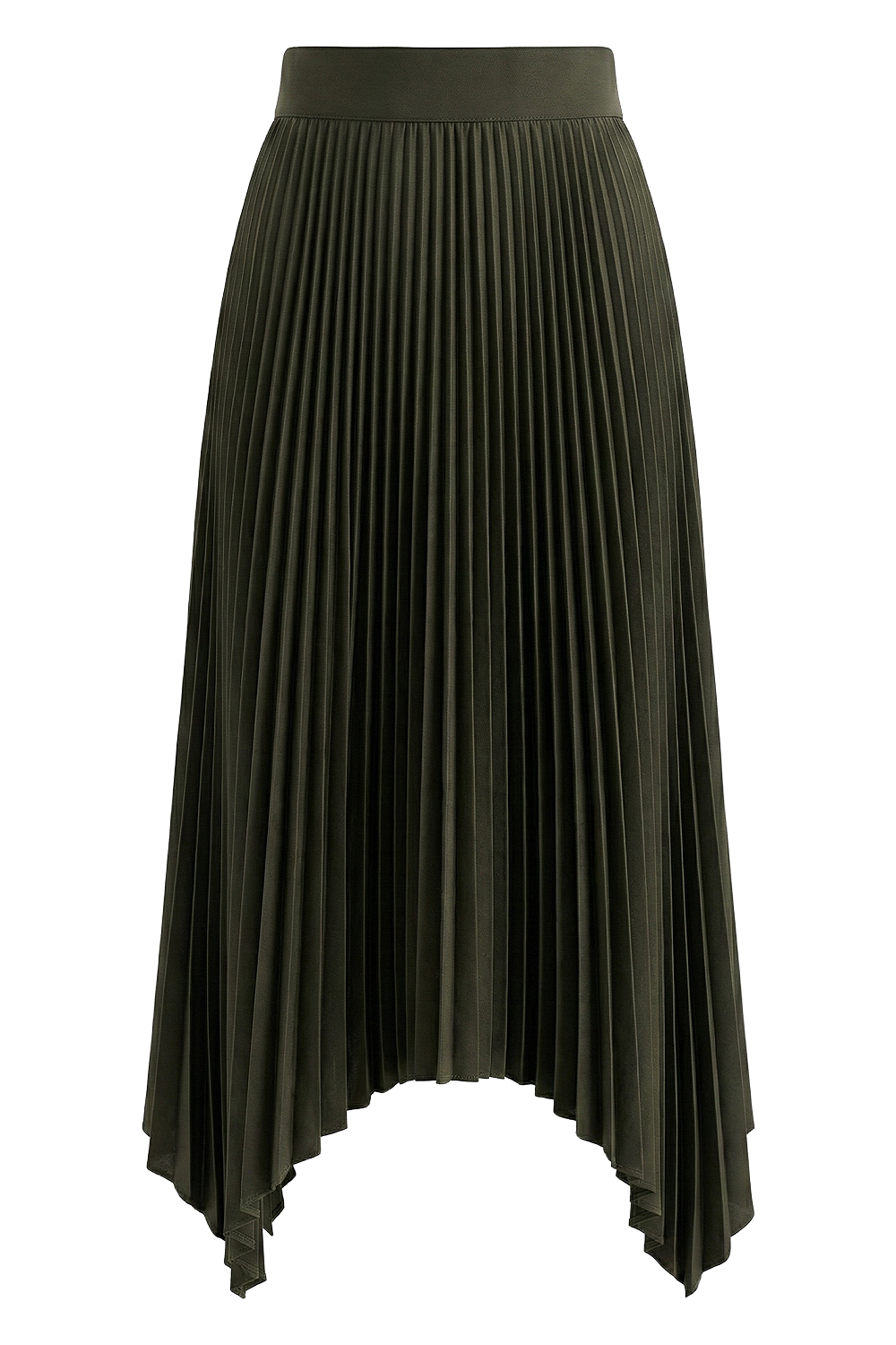 תמונה קידמית של חצאית מידי פליסה