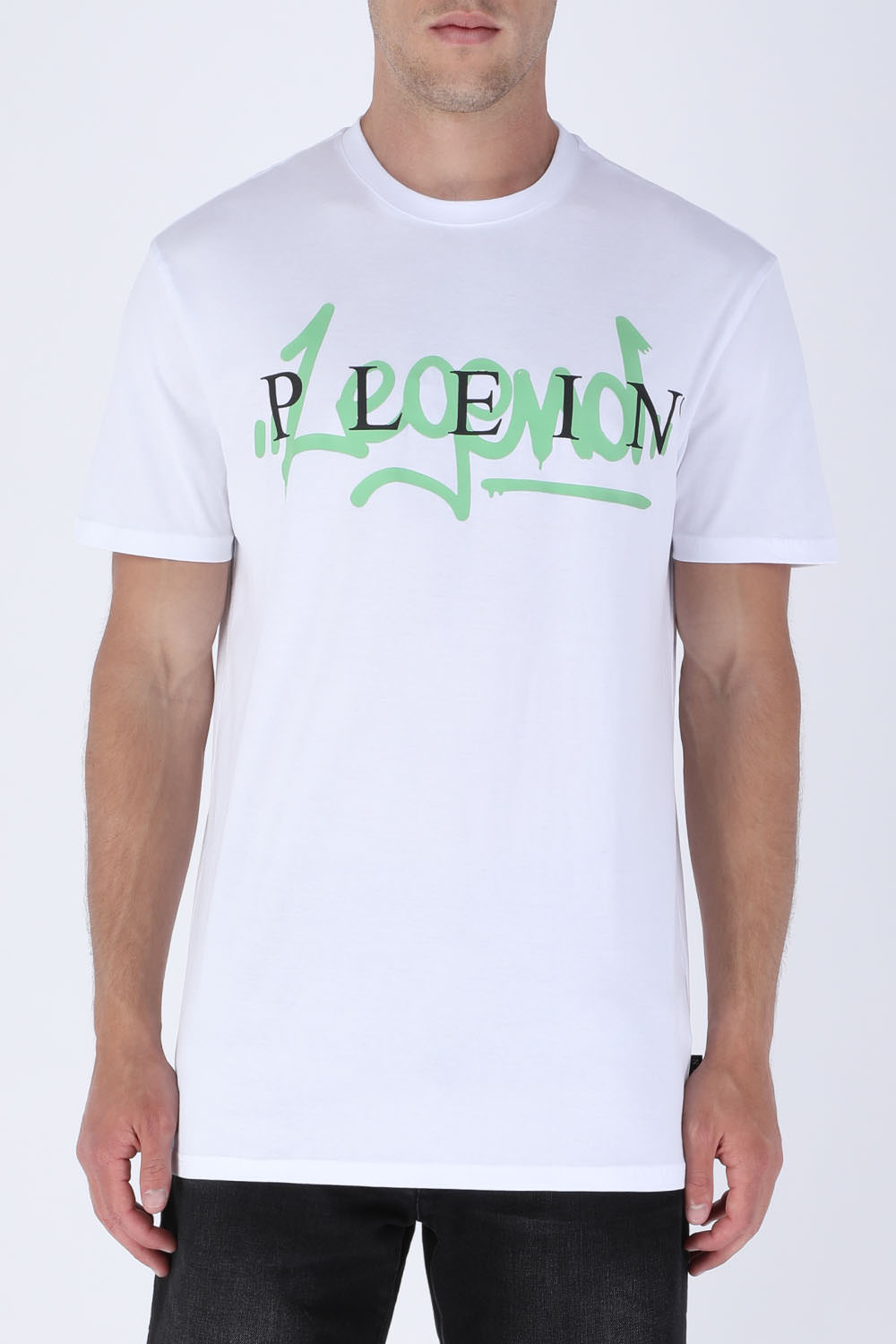 תמונת דוגמן קידמית של Legend Logo Print Tshirt in White