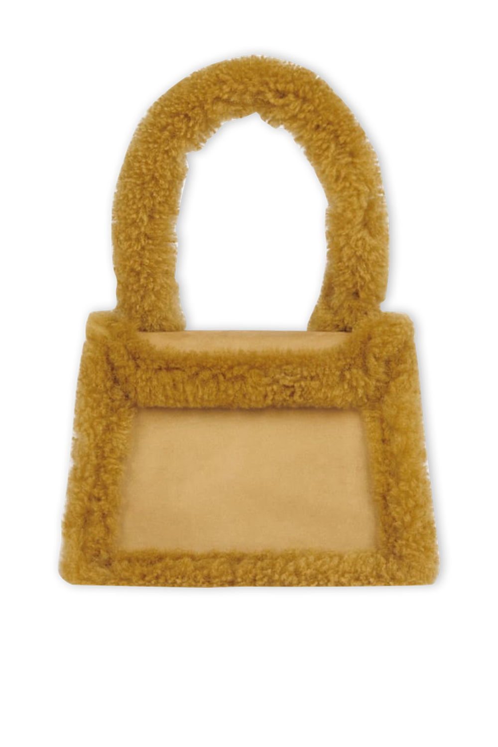 Le Chiquito Moyen Shearling-lined Tote In Brown JACQUEMUS