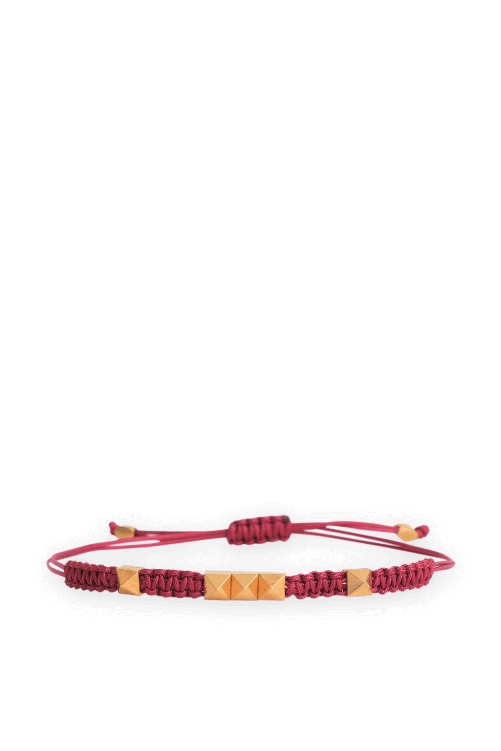 Pyrmid Bracelet in Red and Gold VALENTINO GARAVANI