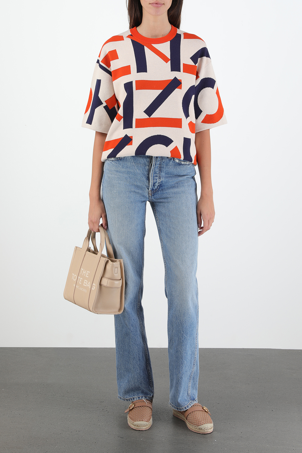 תמונת דוגמן קידמית של Nappa Espadrille in Nude