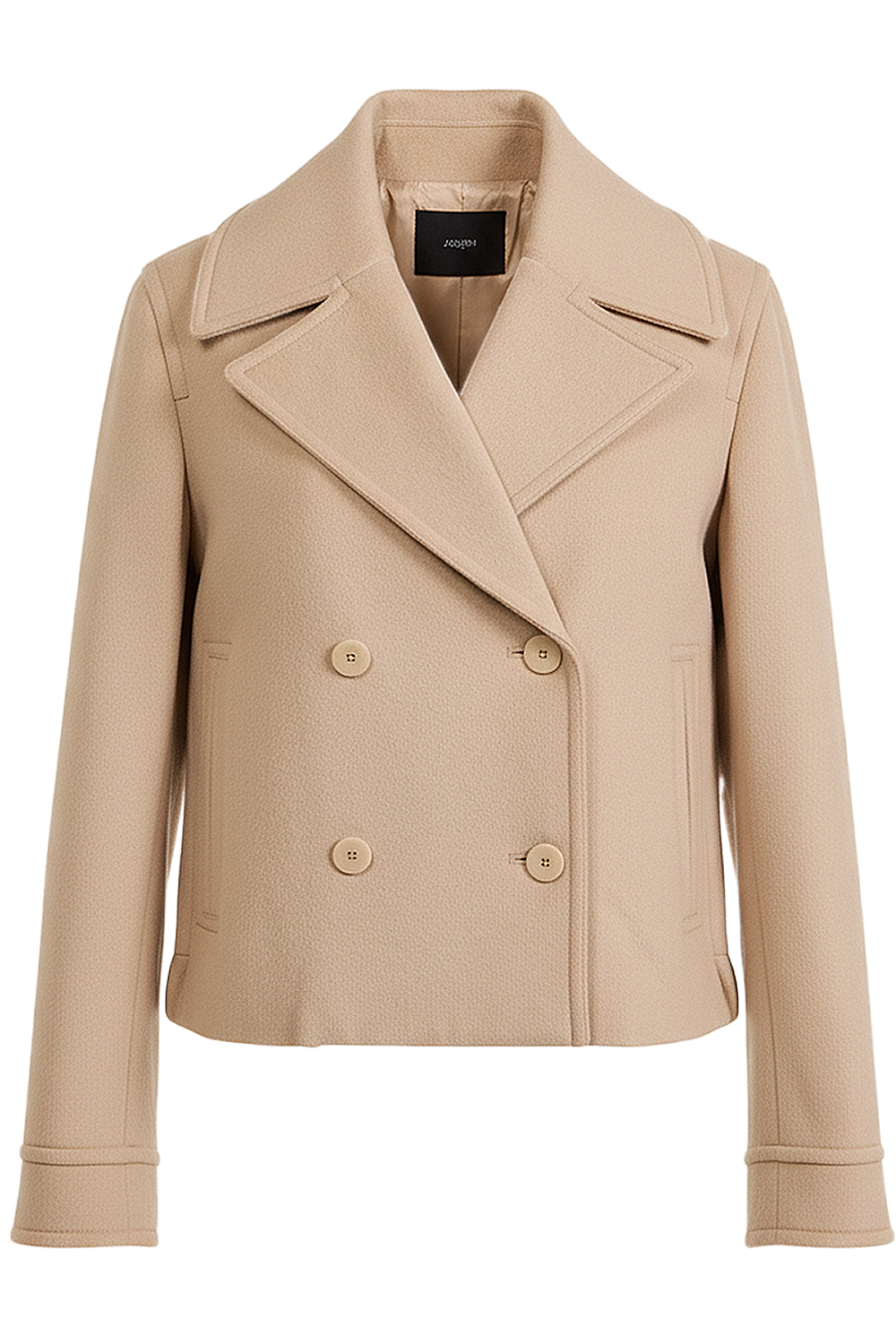 תמונה קידמית של ז'קט צמר וקשמיר