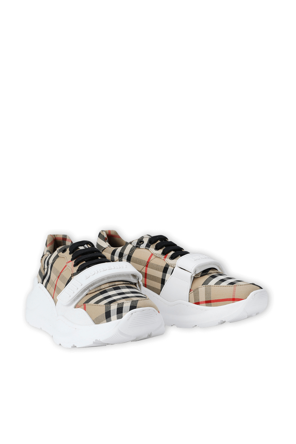 תמונה אחורית של Vintage Check Cotton Sneakers