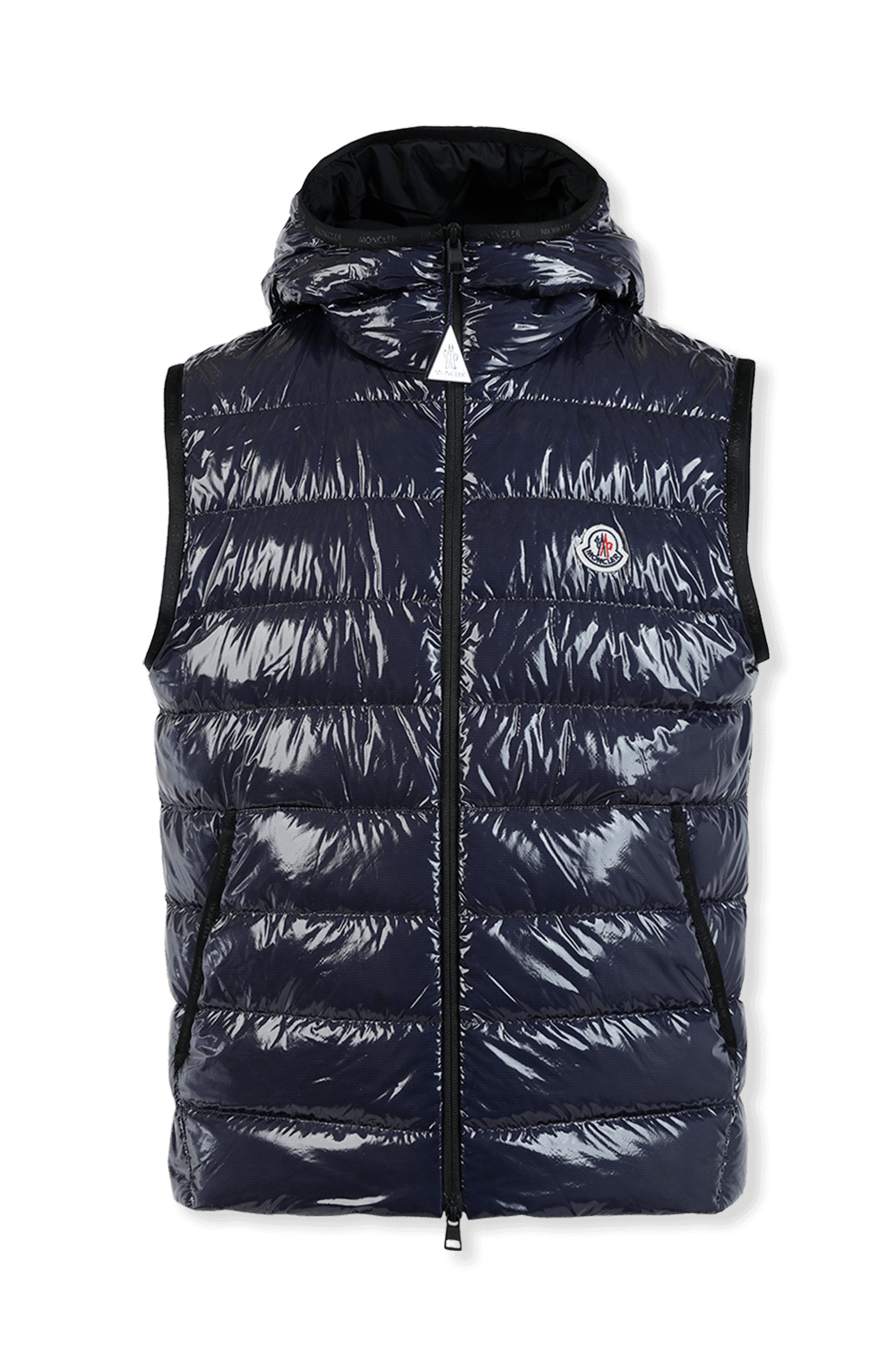 תמונה קידמית של וסט פאפר כחול עם לוגו פאץ'