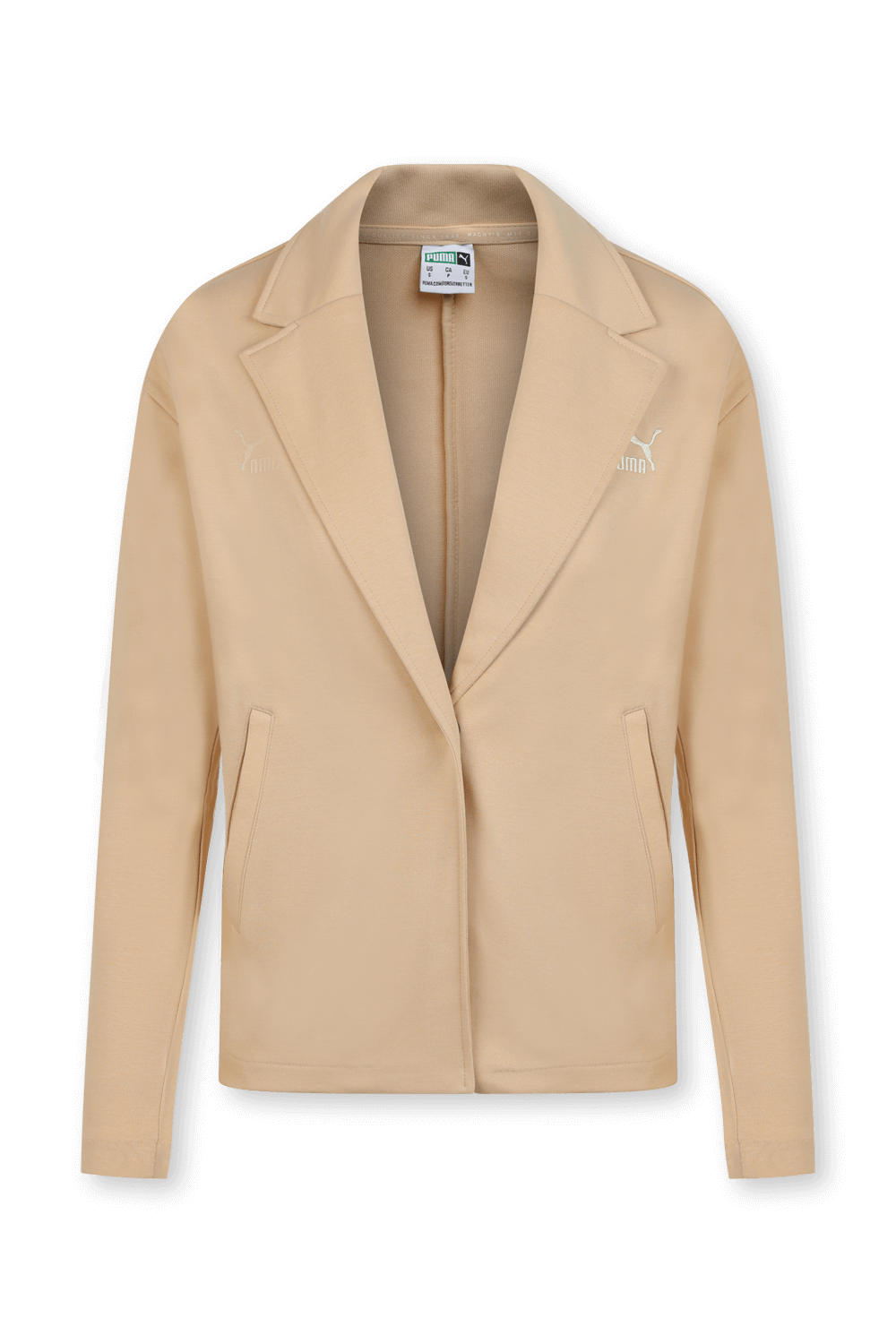 תמונה קידמית של בלייזר טי 7 מבדים ממוחזרים