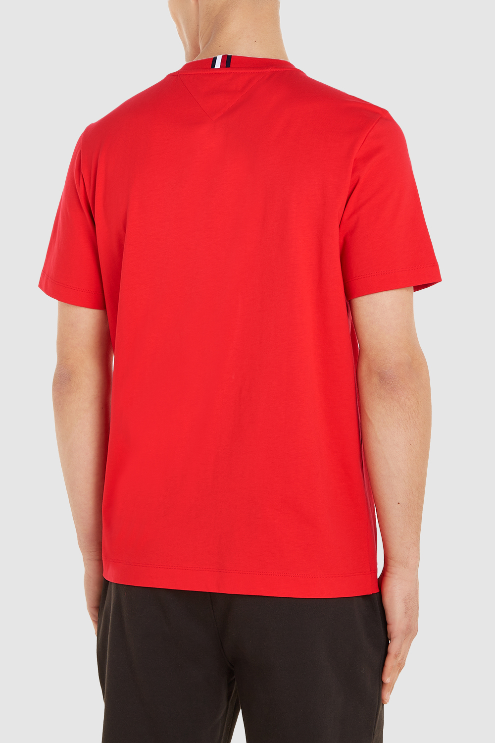 תמונת דוגמן אחורית של חולצת טי