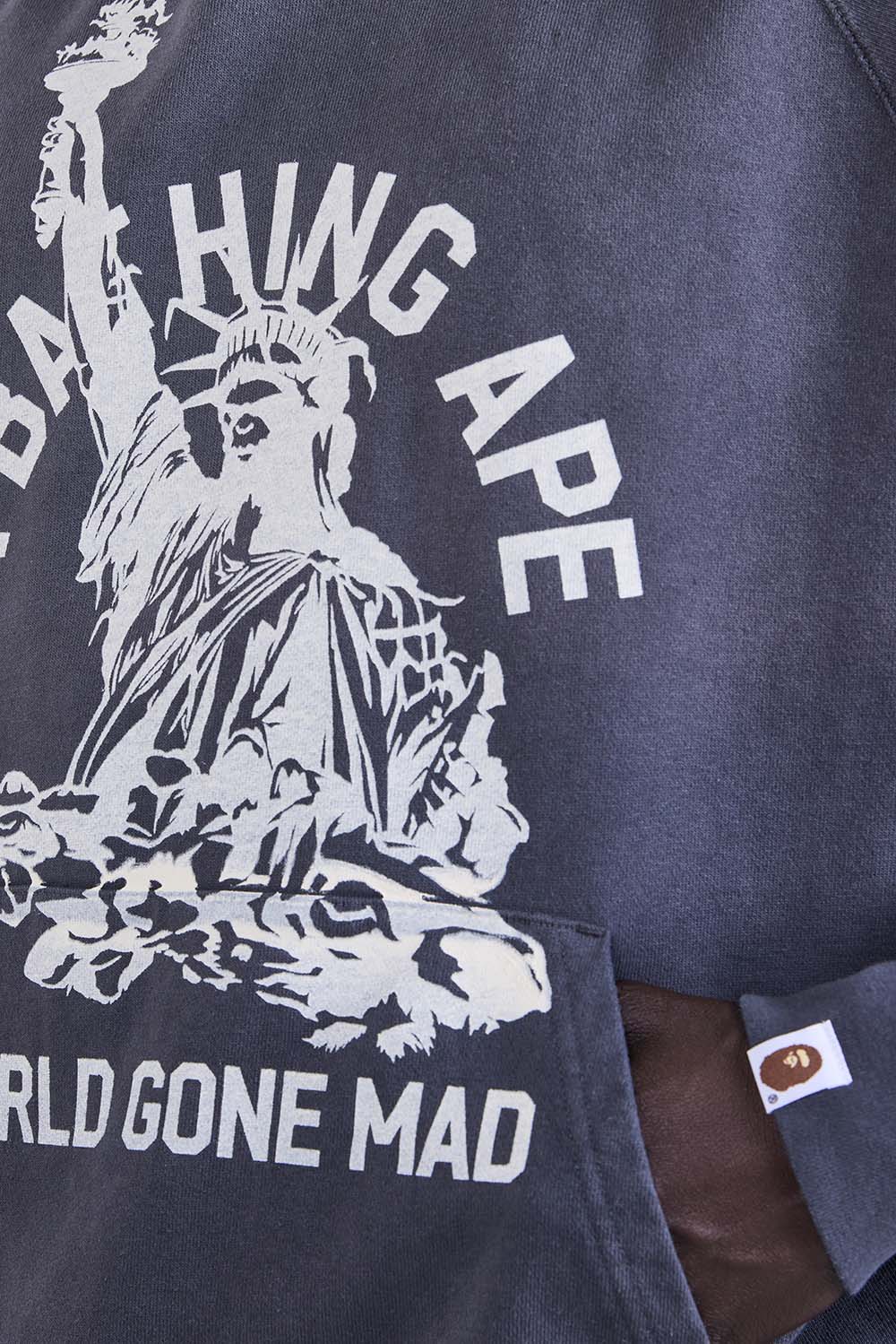 תמונת תקריב דוגמן של קפוצ'ון בגזרה משוחררת