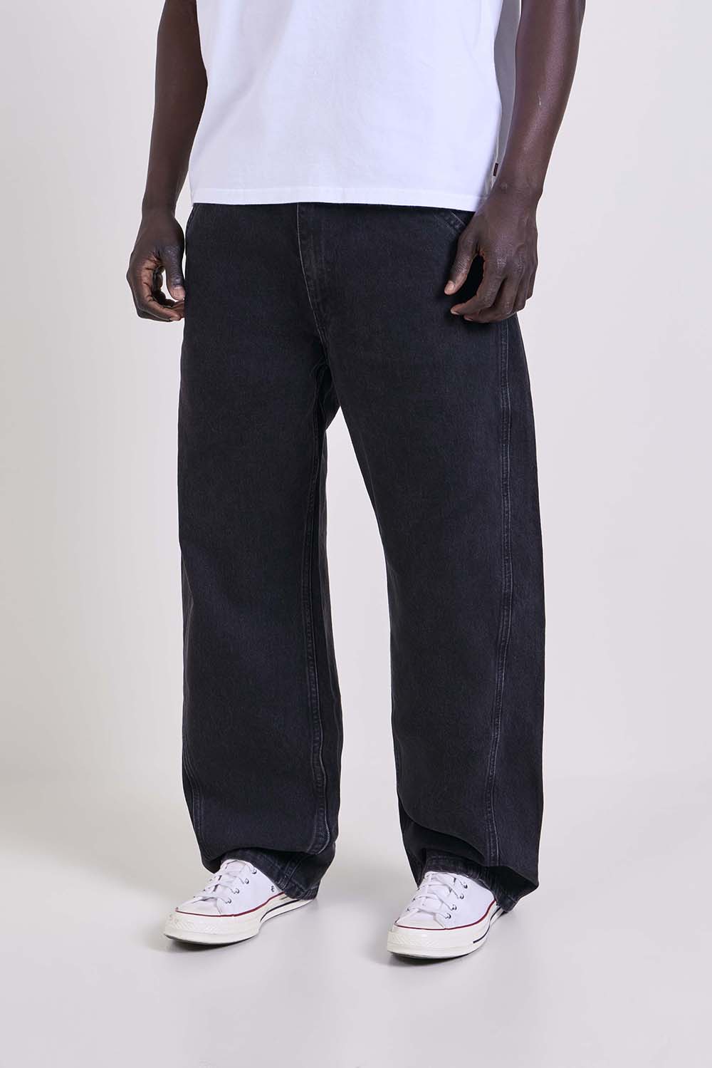 תמונת דוגמן קידמית של מכנסי ג`ינס באגי בארל