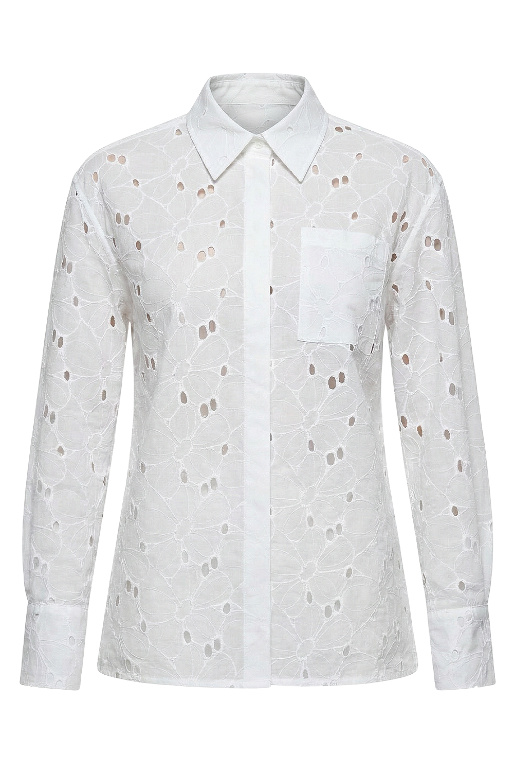 תמונה קידמית של חולצה מכופתרת