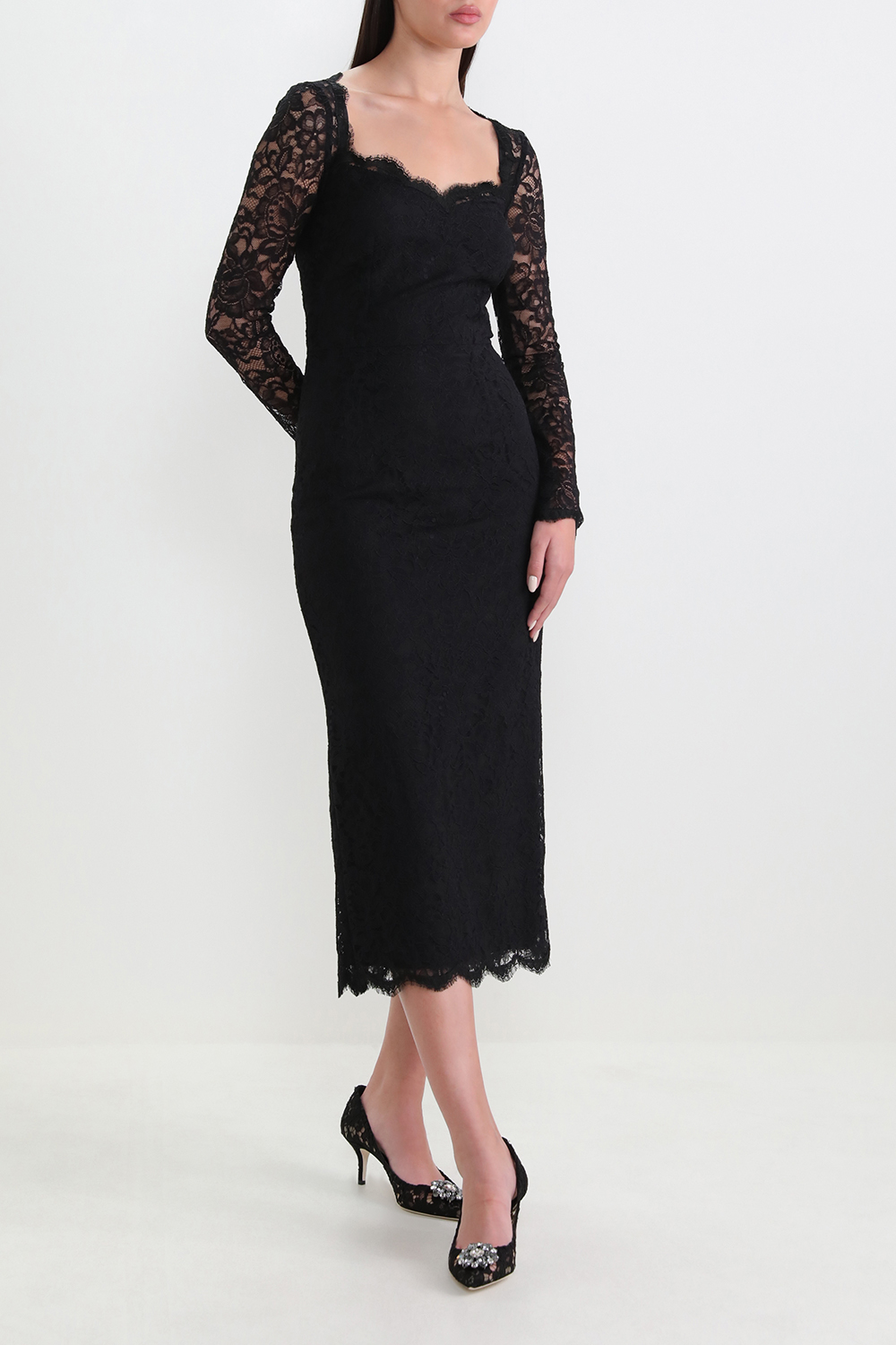 תמונת דוגמן קידמית של שמלת מידי