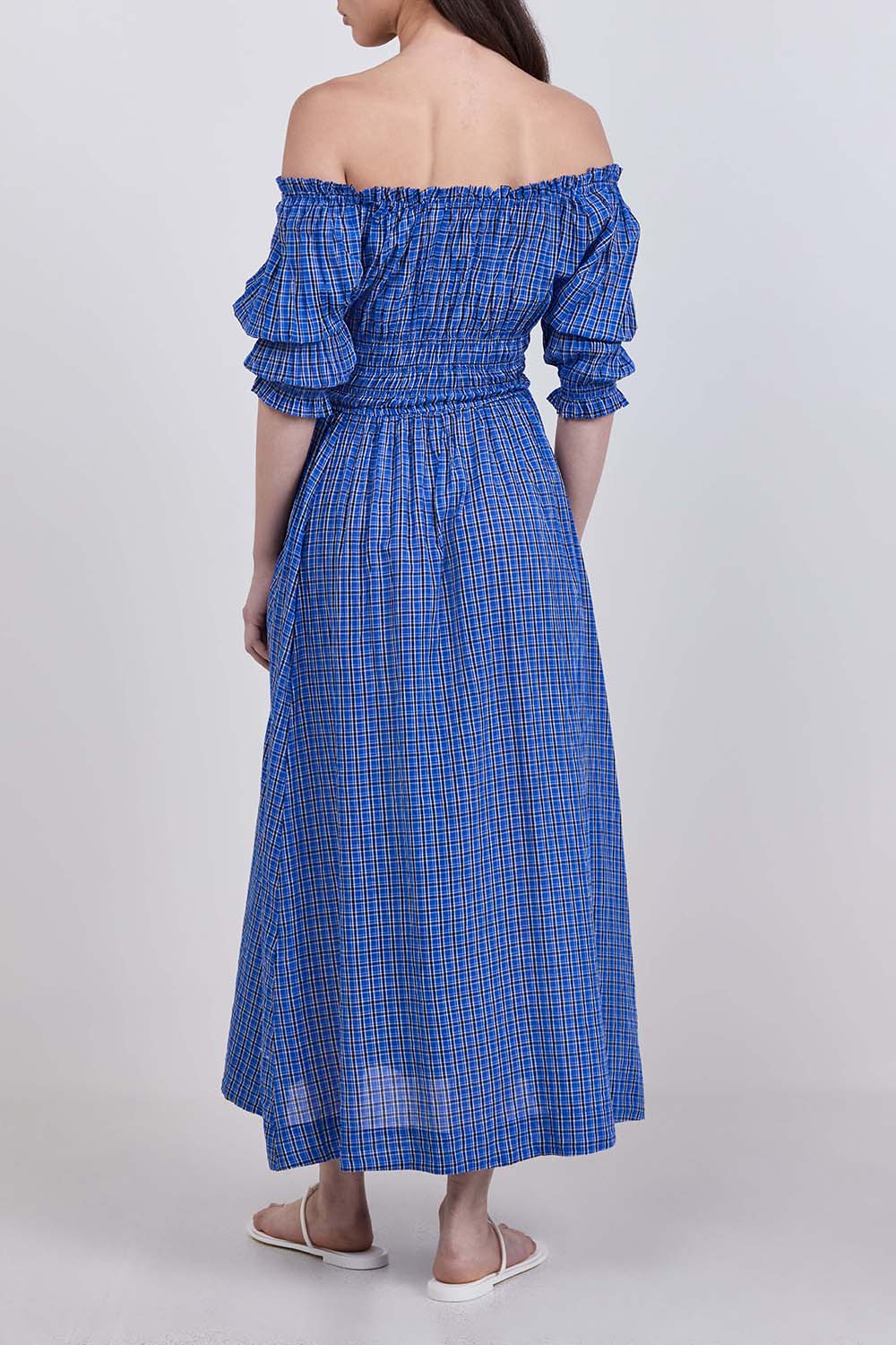 תמונת דוגמן אחורית של שמלת מידי