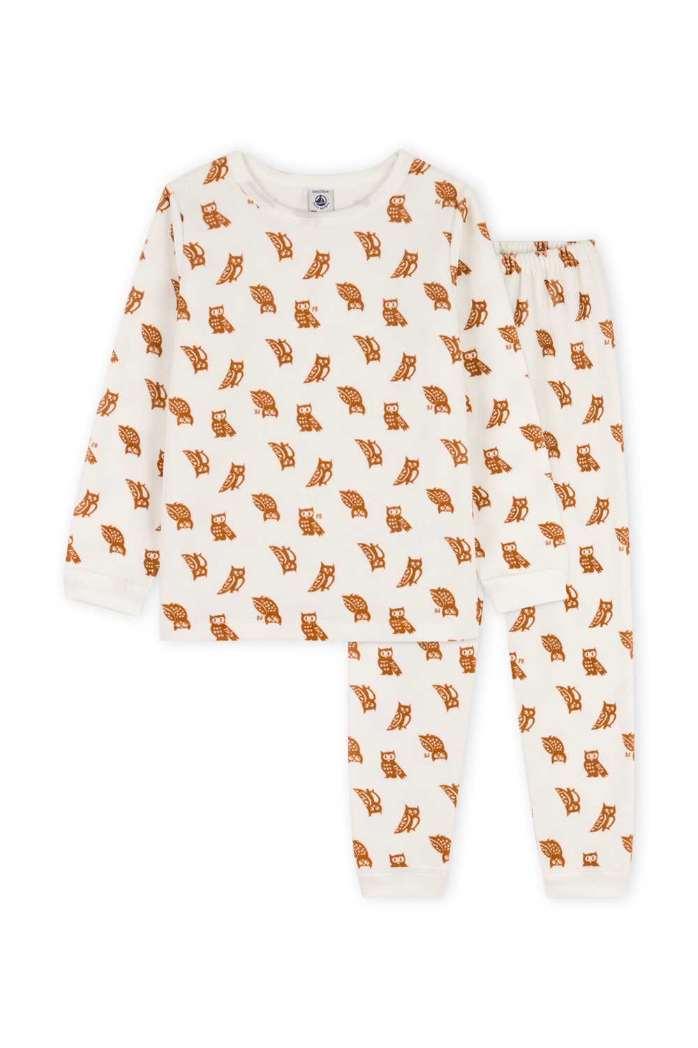 תמונה קידמית של סט פיג'מה ארוך ינשופים - גילאי 2-5