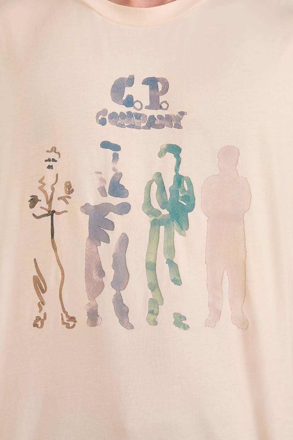 תמונת דוגמן אחורית של חולצת טי