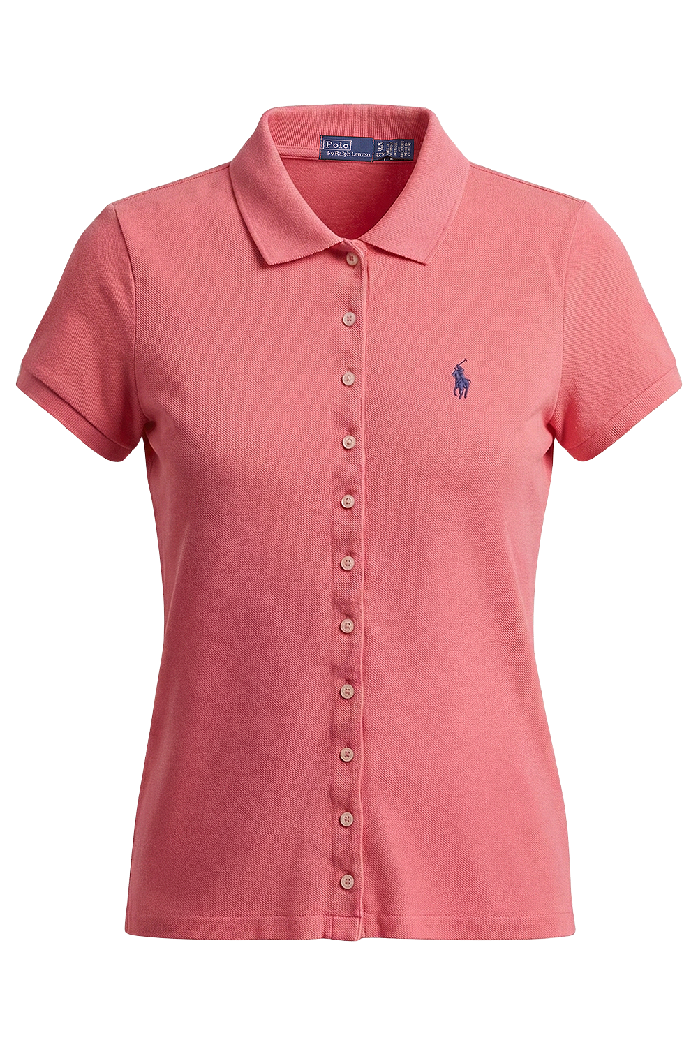 תמונה קידמית של חולצת פולו מכופתרת סלים פיט