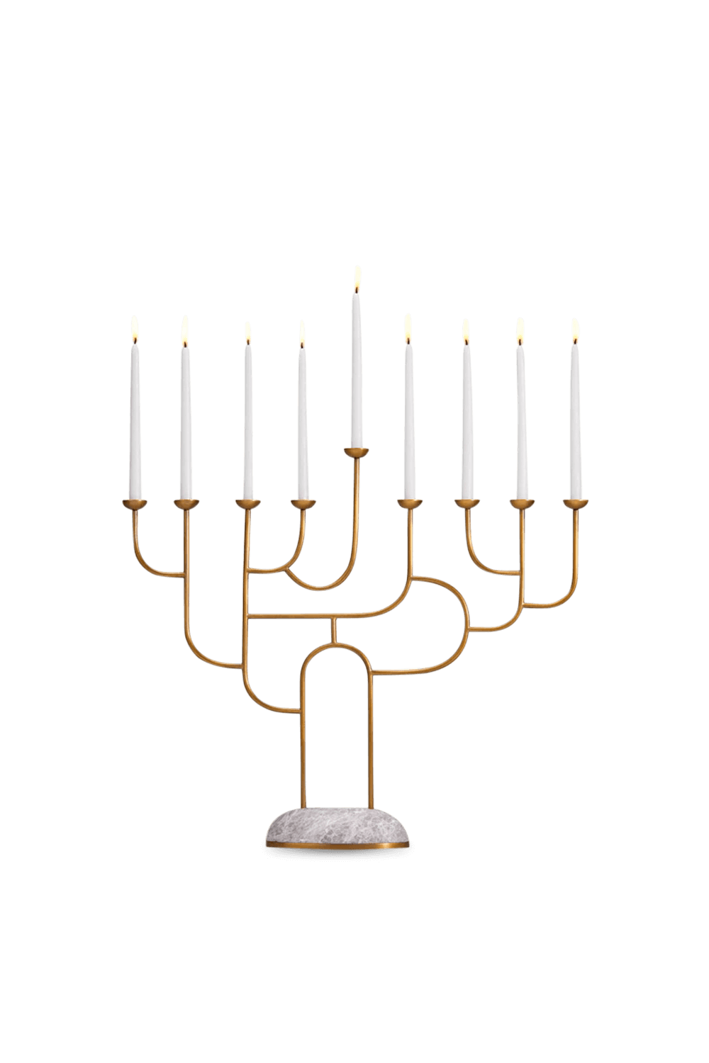 תמונה קידמית של Rova Menorah Candle Holder