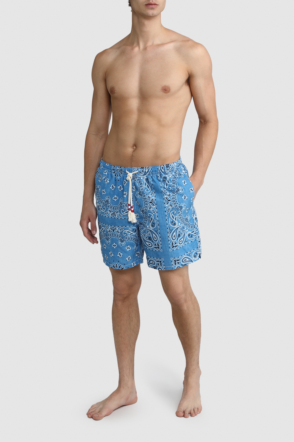 בגד ים בהדפס בנדנה