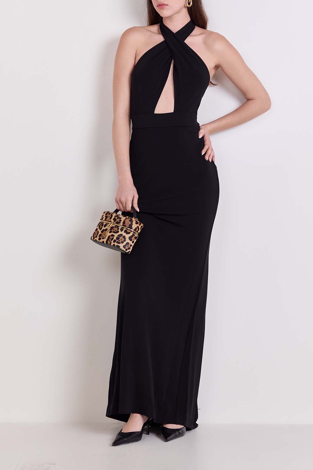 תמונת דוגמן קידמית של נעלי עקב סלינג בק