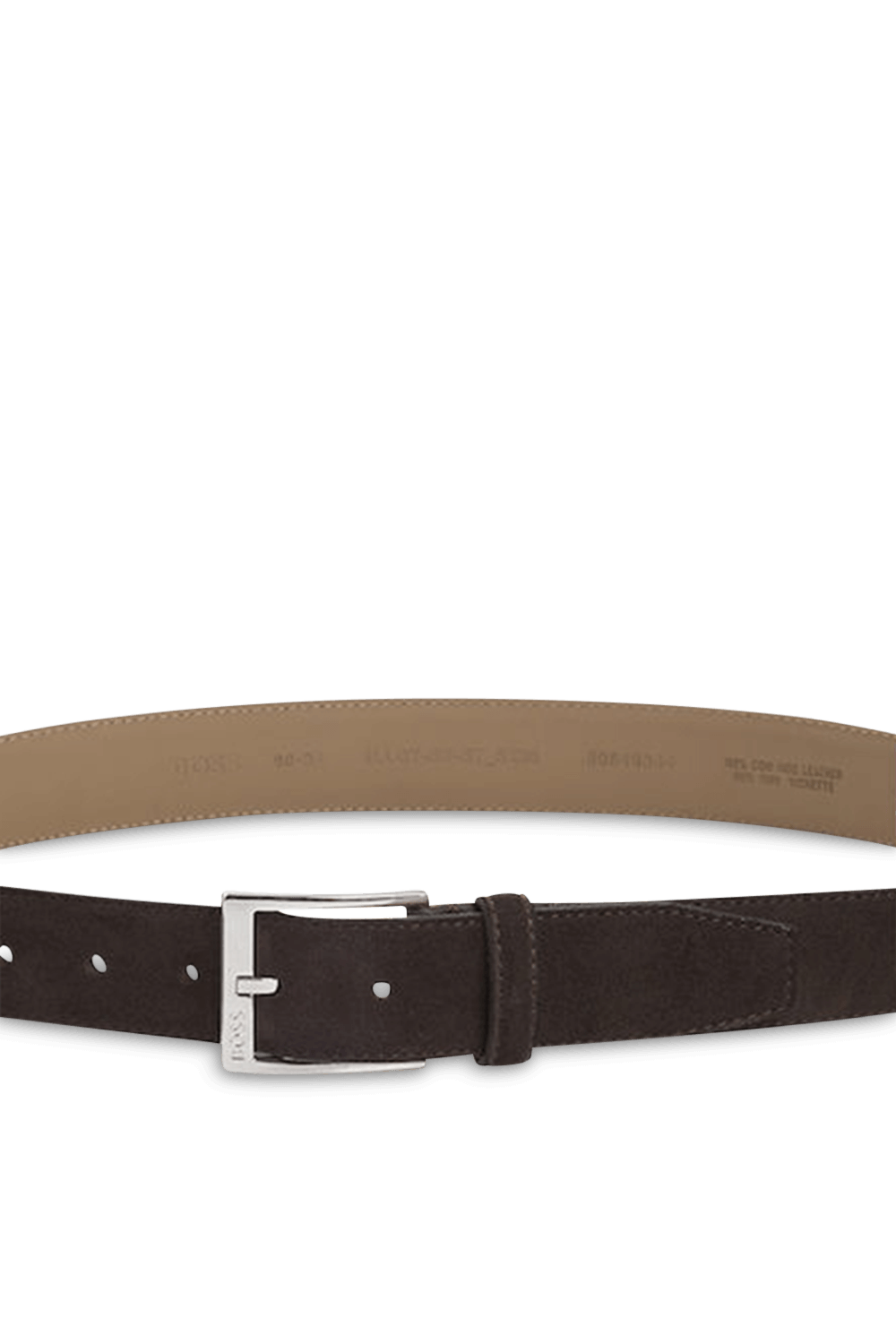 תמונת תקריב של חגורת עור