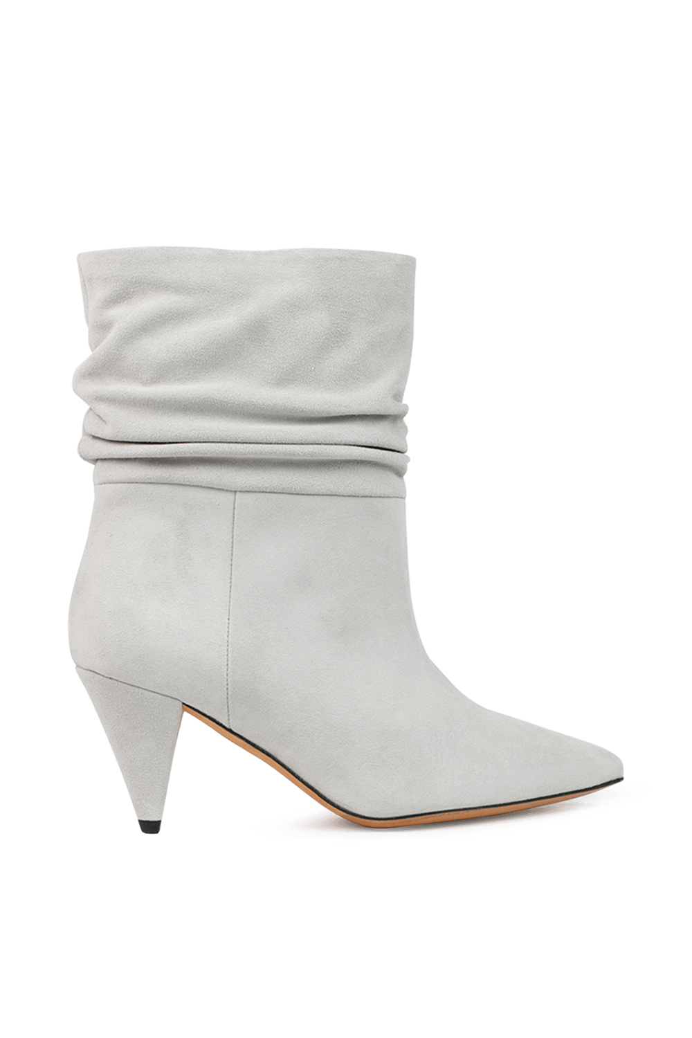 Theke Suede Ankle Boots in Whitea IRO
