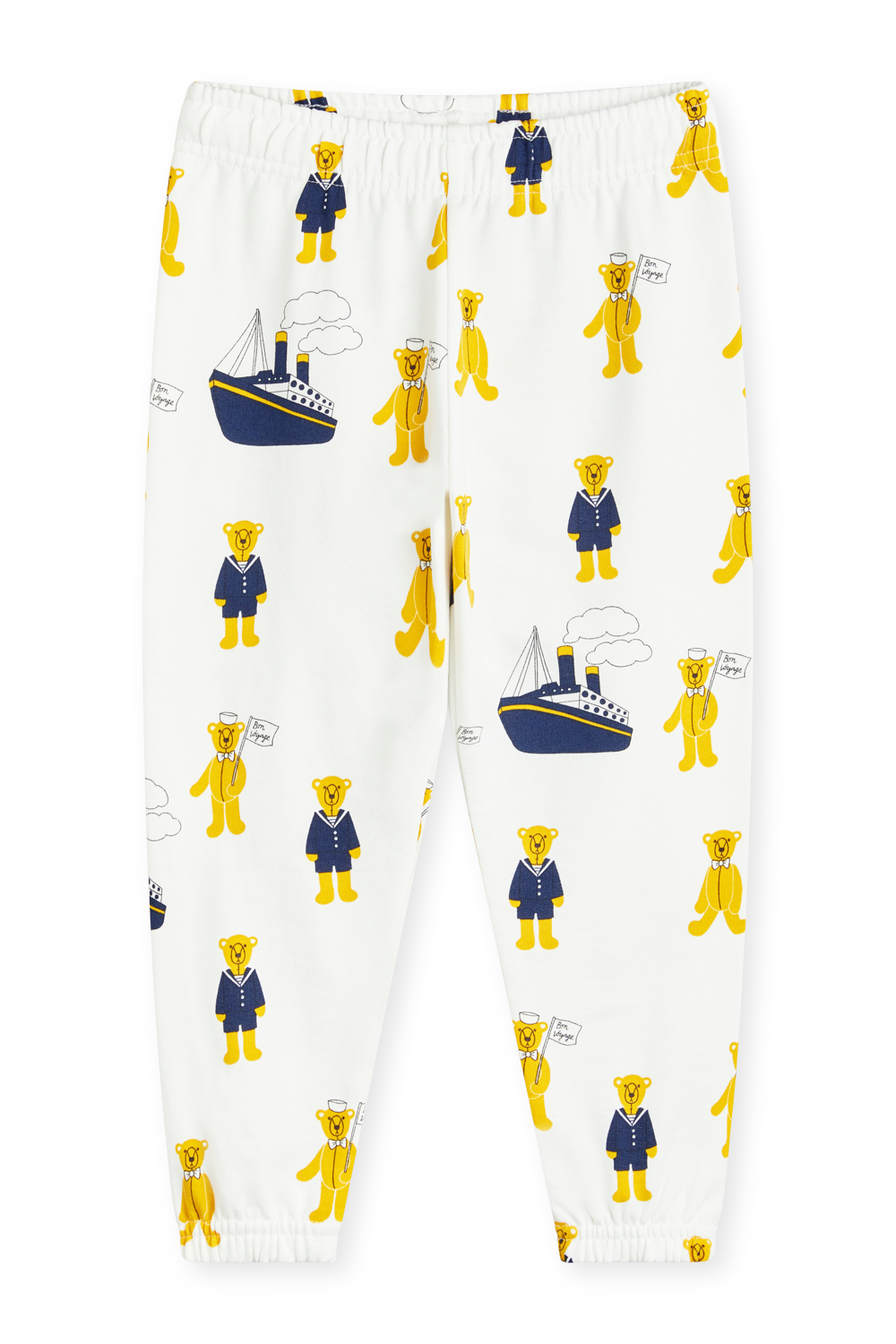 תמונה קידמית של מכנסי ג`וג עם הדפס