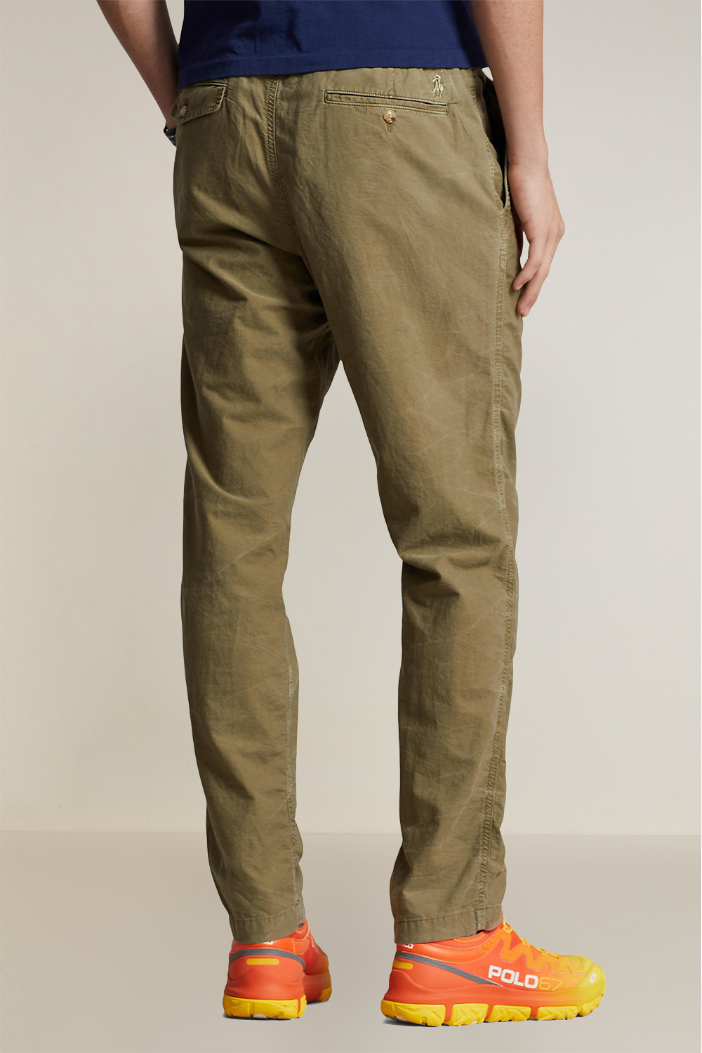 תמונת דוגמן אחורית של מכנסיים ארוכים POLO RALPH LAUREN
